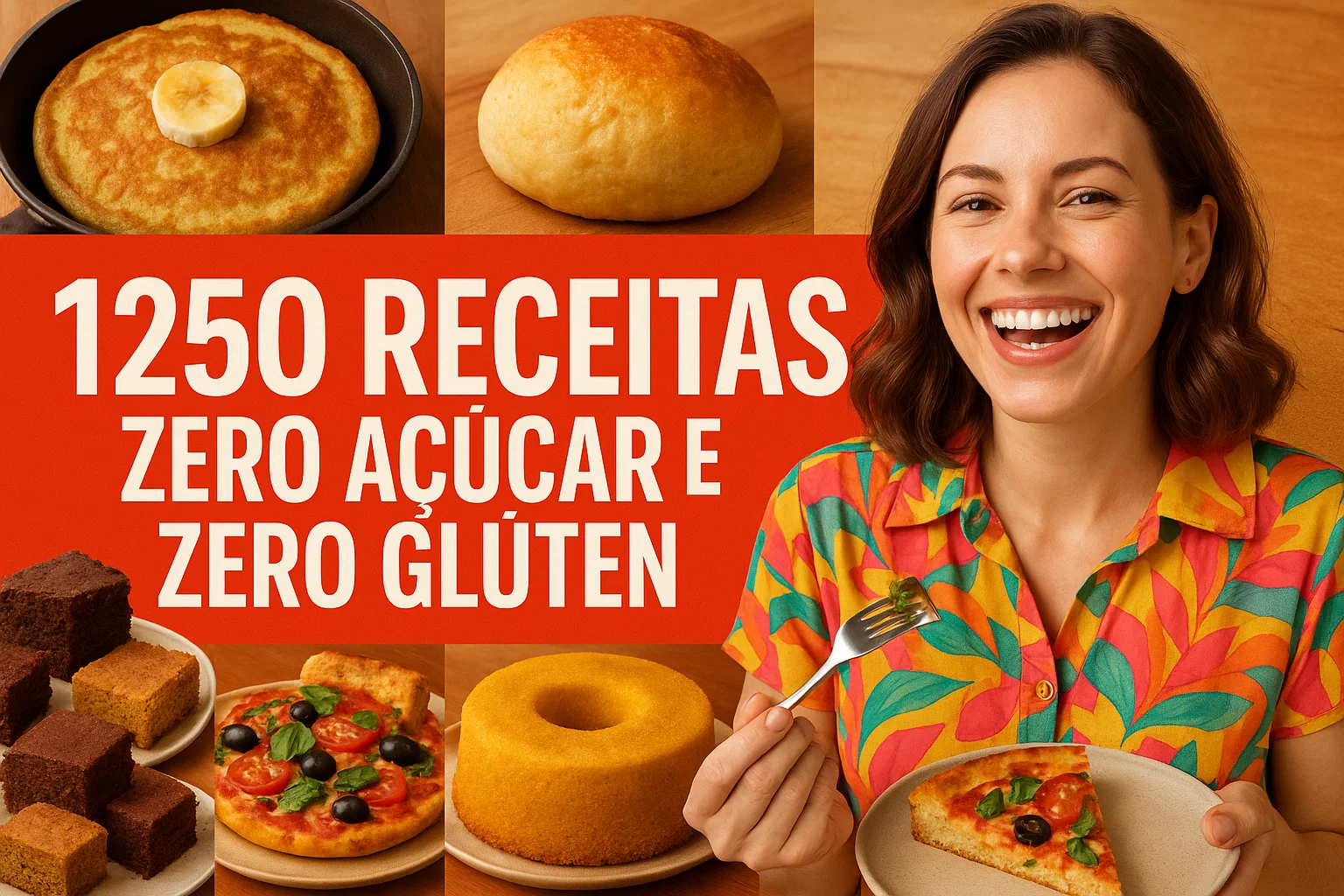 1250 receitas zero açúcar e zero glúten
